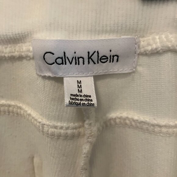 Calvin Klein Women’s White Skinny Ponte Pants – Pull On Stretch – Size M – CK Lo - Picture 4 of 5